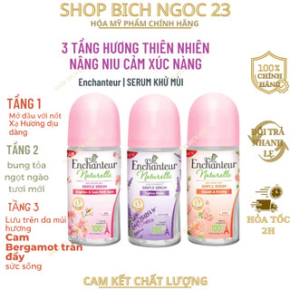  Lăn khử mùi thiên nhiên Enchanteur Naturelle  khử mùi đến 72H  - sáng da mờ thâm mịn màng 25ml 50ml 