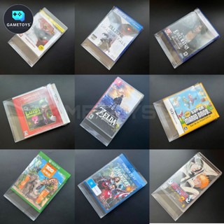 Hộp nhựa PET dạng gấp trong suốt cao cấp bảo quản game Switch/NDS/3DS/PS1/PS2/PS3/PS4/PS5/PS Vita