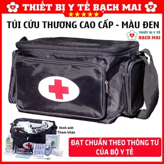 Túi Cứu Thương Màu Đen 4 Size - Túi Y Tế - Túi Cấp Cứu Chấn Thương