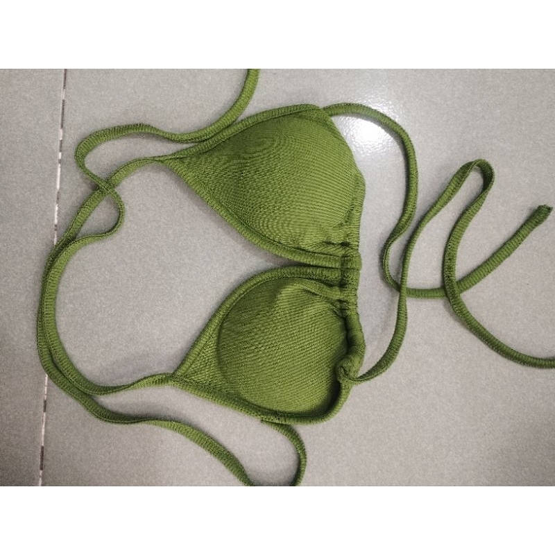 Áo ngực bikini lẽ, chất liệu vải thun tâm lạnh có dây rút, dây đeo cổ đi biển | BigBuy360 - bigbuy360.vn