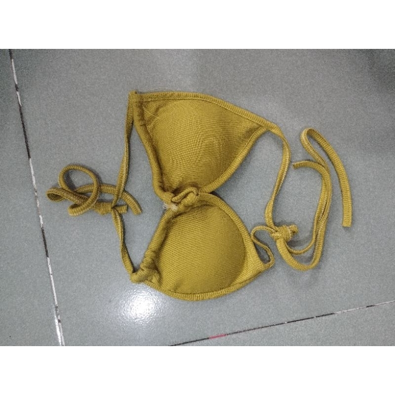 Áo ngực bikini lẽ, chất liệu vải thun tâm lạnh có dây rút, dây đeo cổ đi biển | BigBuy360 - bigbuy360.vn