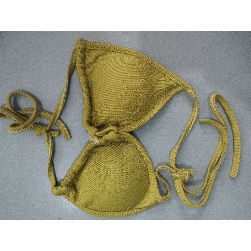 Áo ngực bikini lẽ, chất liệu vải thun tâm lạnh có dây rút, dây đeo cổ đi biển | BigBuy360 - bigbuy360.vn
