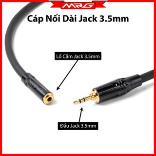  Dây 3.5 Nối Dài  Jack 3.5mm Đực Sang Jack 3.5mm Cái  dài 0.5m-1m-3m-5m-8m-10m. CND 