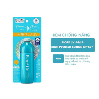 KCN BIORE UV AQUA RICH AQUA PROTECT LOTION SPF50 + PA ++++ 70ML