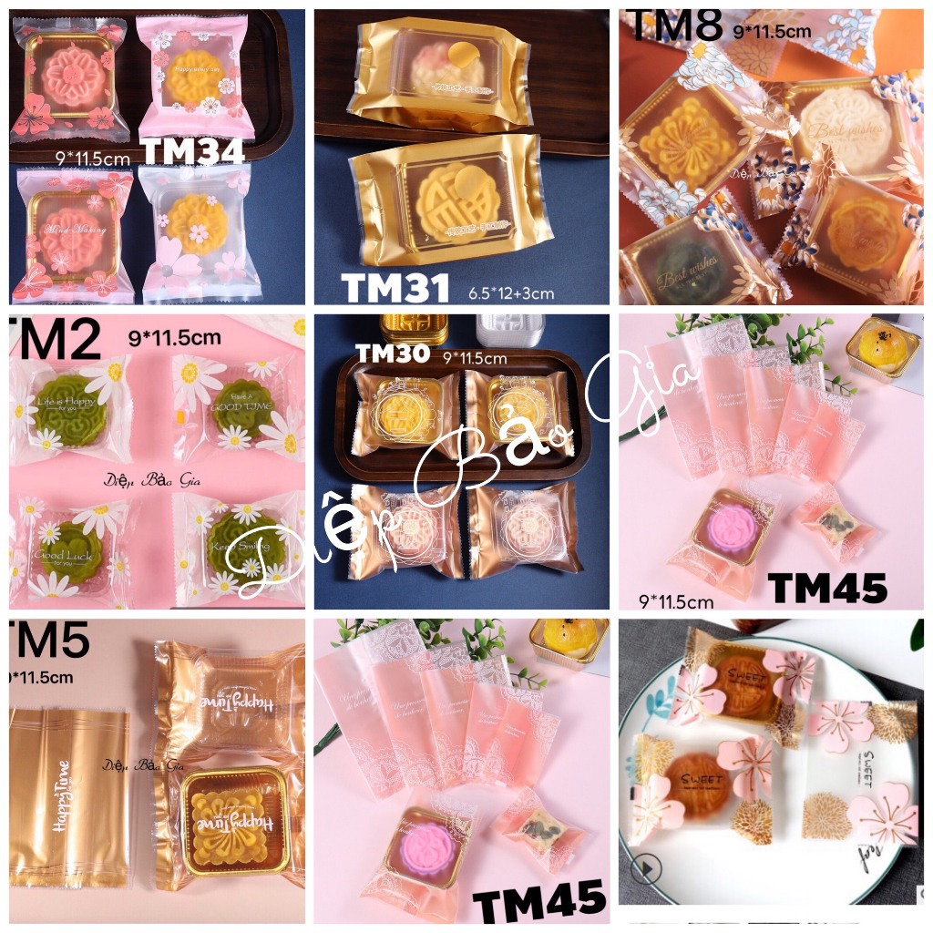 Túi đựng bánh trung thu 50g - 100c