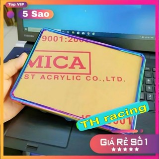 Khung biển số [GIÁ CỰC TỐT] 7 màu/titan gắn xe máy [tặng mica, đế sau ốc vít đầy đủ]