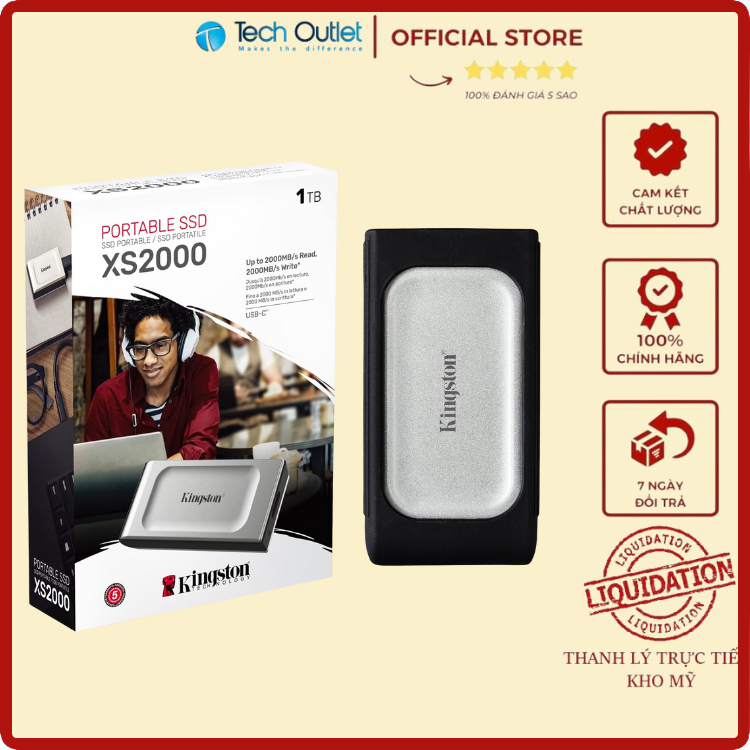 ổ cứng di động SSD KINGSTON XS2000 1TB tốc độ 2000mb/s