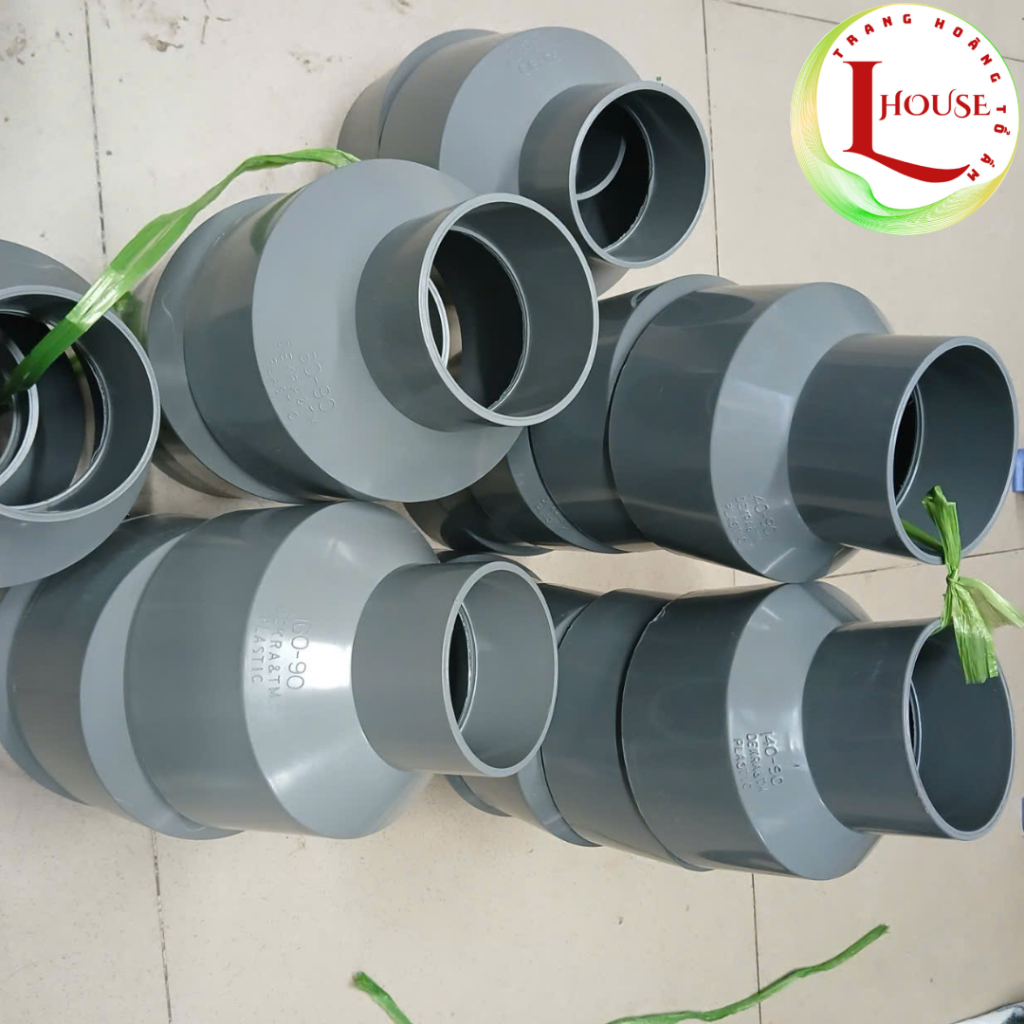 Côn Thu PVC 140/90, 140/110, 160/90, 160/110 Cho Máy Hút Mùi, Quạt Thông Gió Gia Đình, L-House Shop