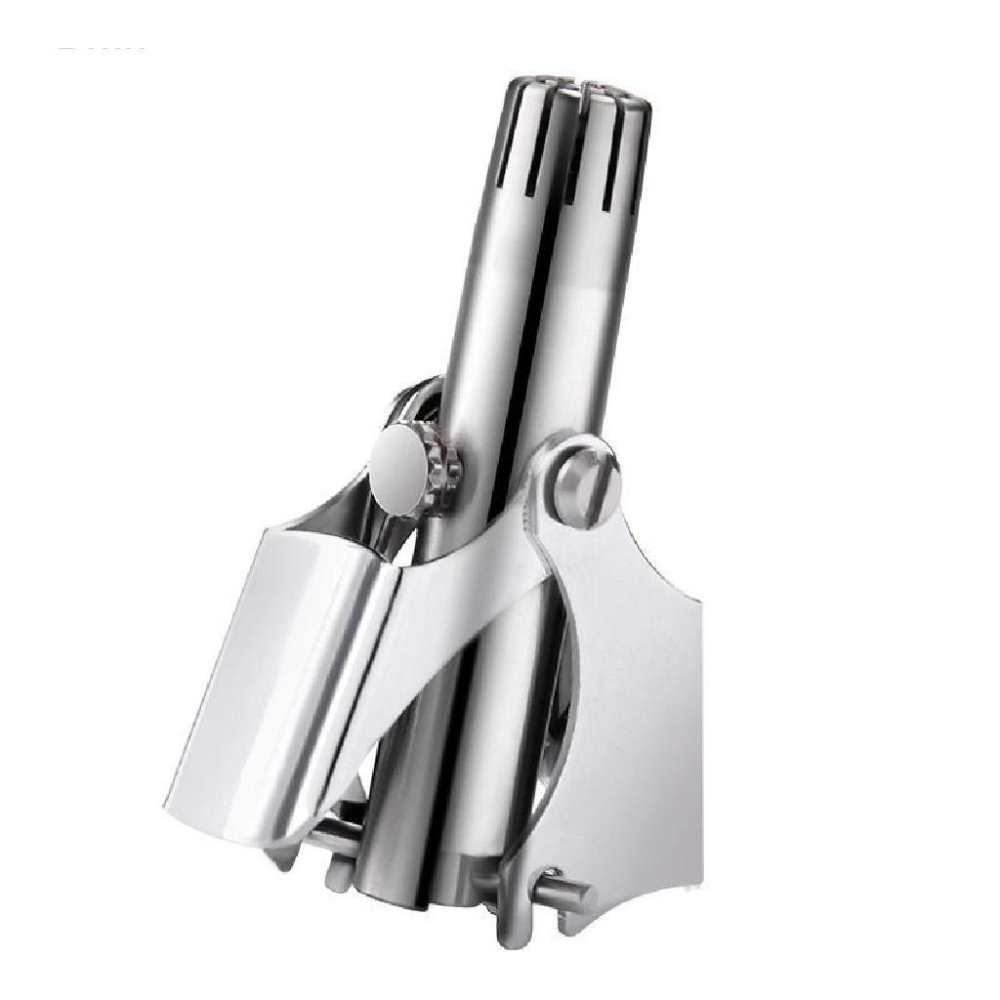 Dụng cụ cắt tỉa lông mũi bằng thép không gỉ lưỡi sắc bén hộp cao cấp, máy cắt lông mũi an toàn tiện lợi tặng cọ vệ sinh