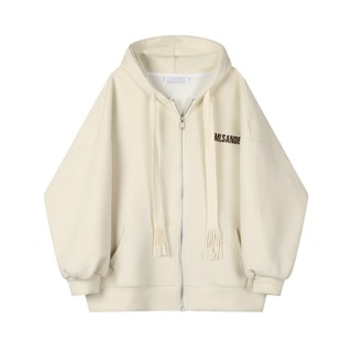 Áo khoác hoodie zip nam nữ form rộng, áo hoodie XMLSANDER có mũ 2 lớp kiểu dáng Basic thời trang Unisex Hàn Quốc.