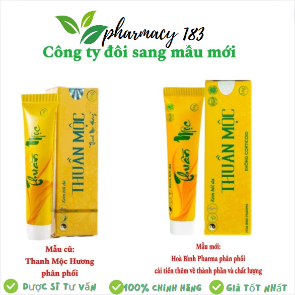kem bôi da Thuần Mộc mẫu mới nhất 16gr[CAM KẾT CHÍNH HÃNG]