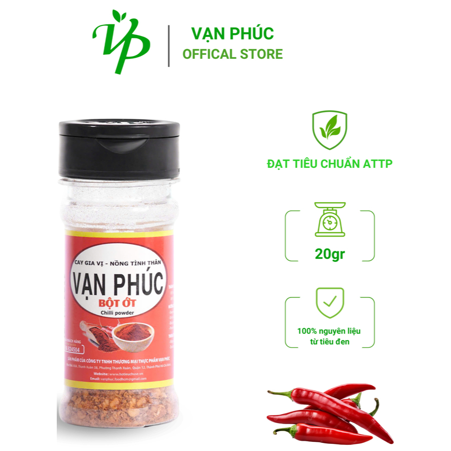 Bột Ớt Vạn Phúc hũ 20g