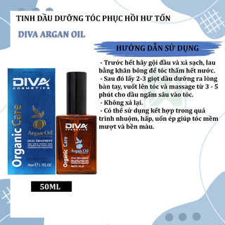 Tinh Dầu Dưỡng Tóc Phục hồi Ungex Biotin & Diva Argan Oil 50ML