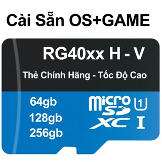 Thẻ nhớ máy game Anbernic Rg40xx H, Rg40xxx V cài đặt sẵn Knulli(Batocera) , Stock Mod, Muos và cop sẵn kho game hay.