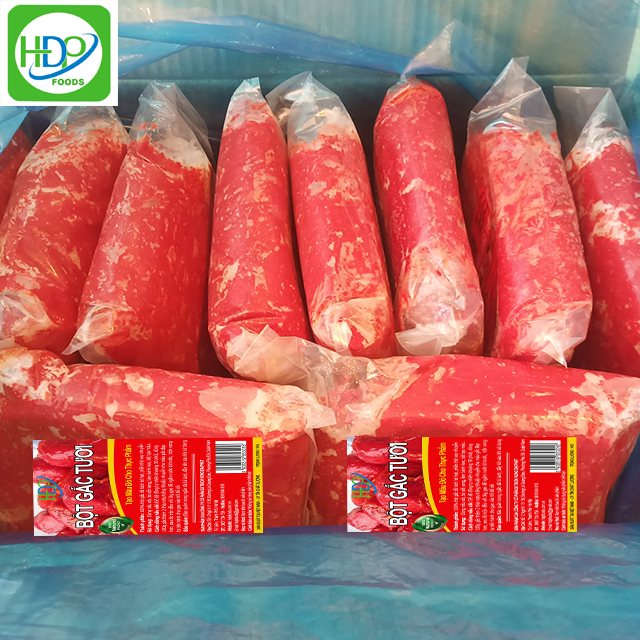 Bột Gấc Tươi nguyên chất Hưng Đại Phát, đã tách bỏ hạt, xay nhuyễn, đóng túi hút chân không