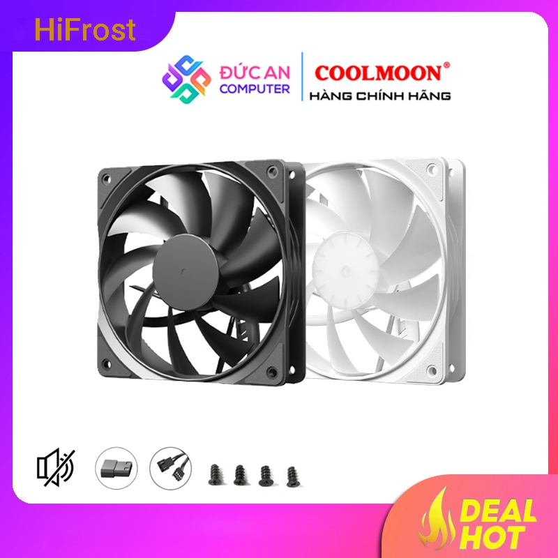 Quạt Tản Nhiệt Coolmoon HiFrost BF-120 / PW-120 (Không Led)