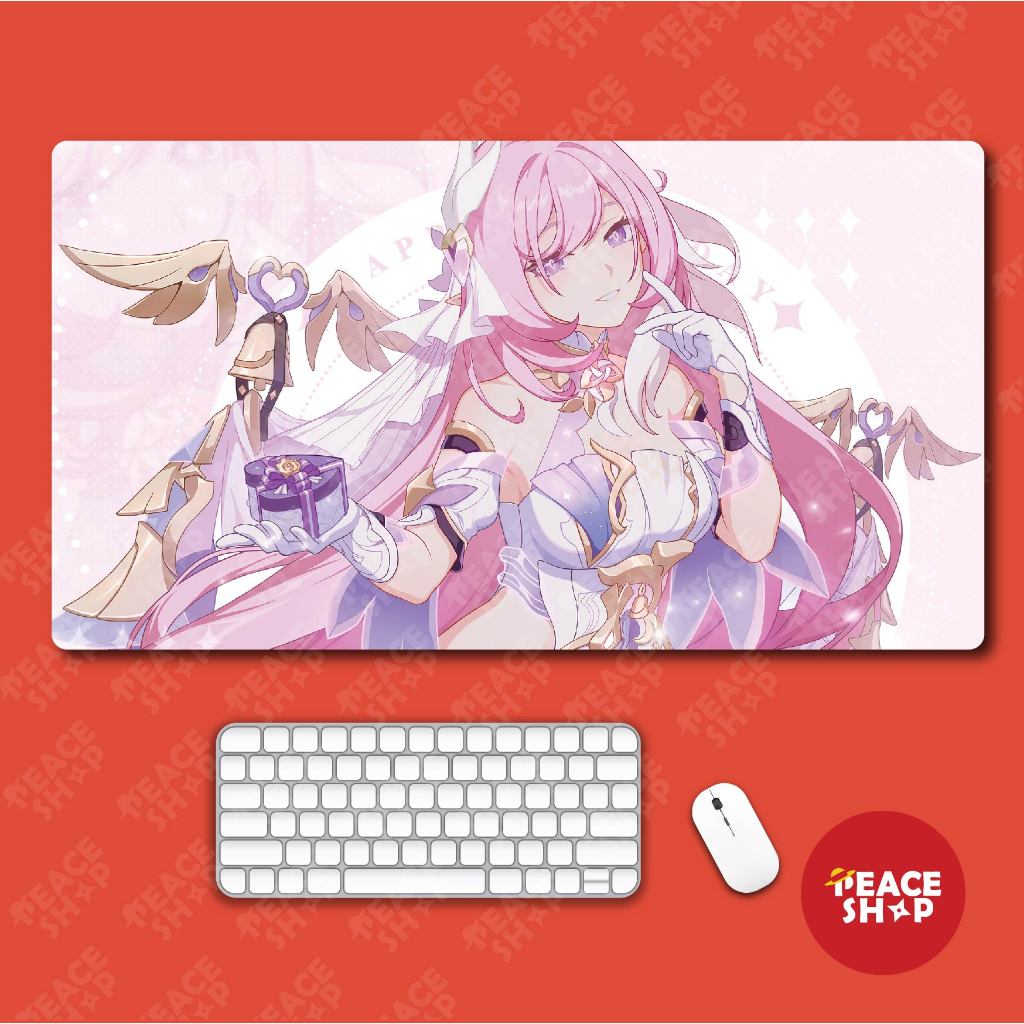 Miếng Lót Chuột Honkai Impact 3 Khổ Lớn Bàn Di Chuột Máy Tính Anime Manga Game Honkai Impact Elysia 