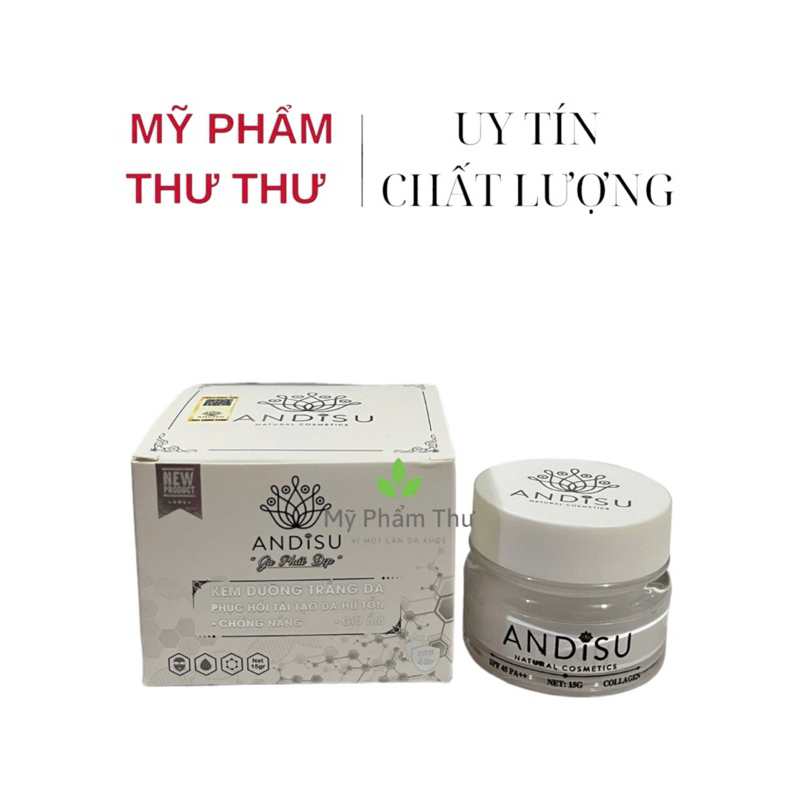 Kem Andisu Dưỡng Trắng Da Giữ Ẩm