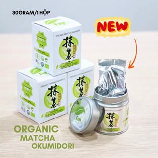 Bột Organic Matcha Okumidori Ceremonial Grade (Hộp 30g) - Hàng chính hãng