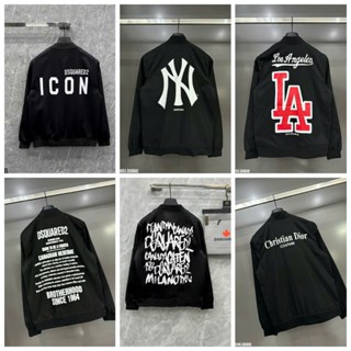 TOP Áo Khoác Gió Nam Dsq In Chữ Trước Sau, Áo Gió mã mới Hot Trend, Áo Khoác Bomber Nam Boy Phố Đẹp Đỉnh