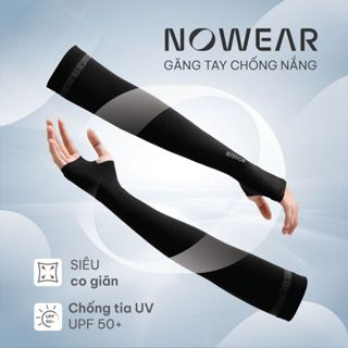 Găng tay chống nắng cao cấp NOWEAR Unisex - Ống tay chống nắng làm mát, siêu co giãn, ngăn UV tuyệt đối
