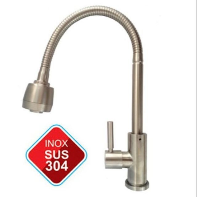 VÒI RỬA CHÉN LẠNH INOX 304