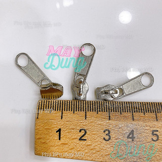 Đầu khoá kéo răng nhuyễn răng 5mm