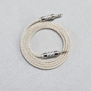 Cáp 2 đầu 3.5mm 8 lõi OCC 7N mạ bạc chất lượng cao, cáp AUX dành cho DAC / AMP và các thiết bị Audio