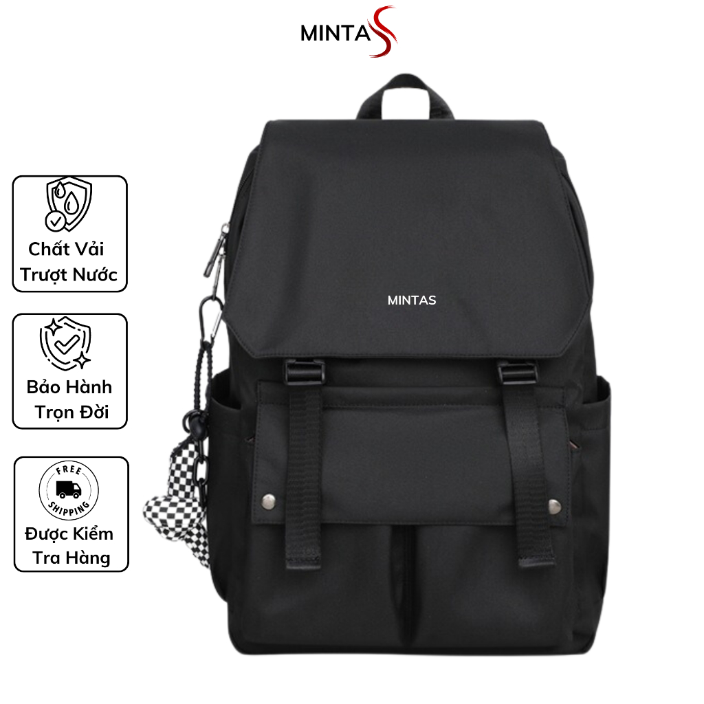 Balo Vải Unzang Thời Trang Nam Nữ Chống Nước - Balo Đệm Chống Sốc 3 Mặt Cao Cấp