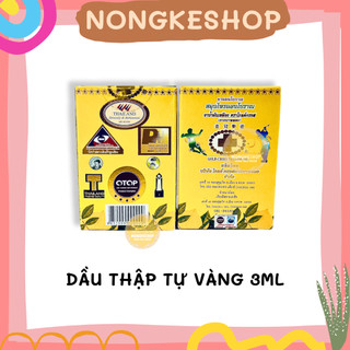 Dầu thảo dược thập tự vàng Thái Lan 3ml (dạng chấm)