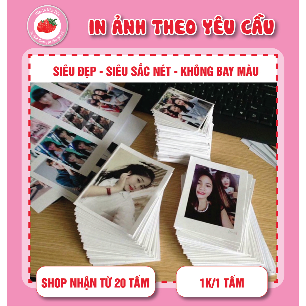 (COMBO 20) In ảnh theo yêu cầu,ảnh 6x9 giá rẻ 1k, bts, ảnh lưu niệm, kỷ yếu, tổng kết, khai giảng, học sinh, ido