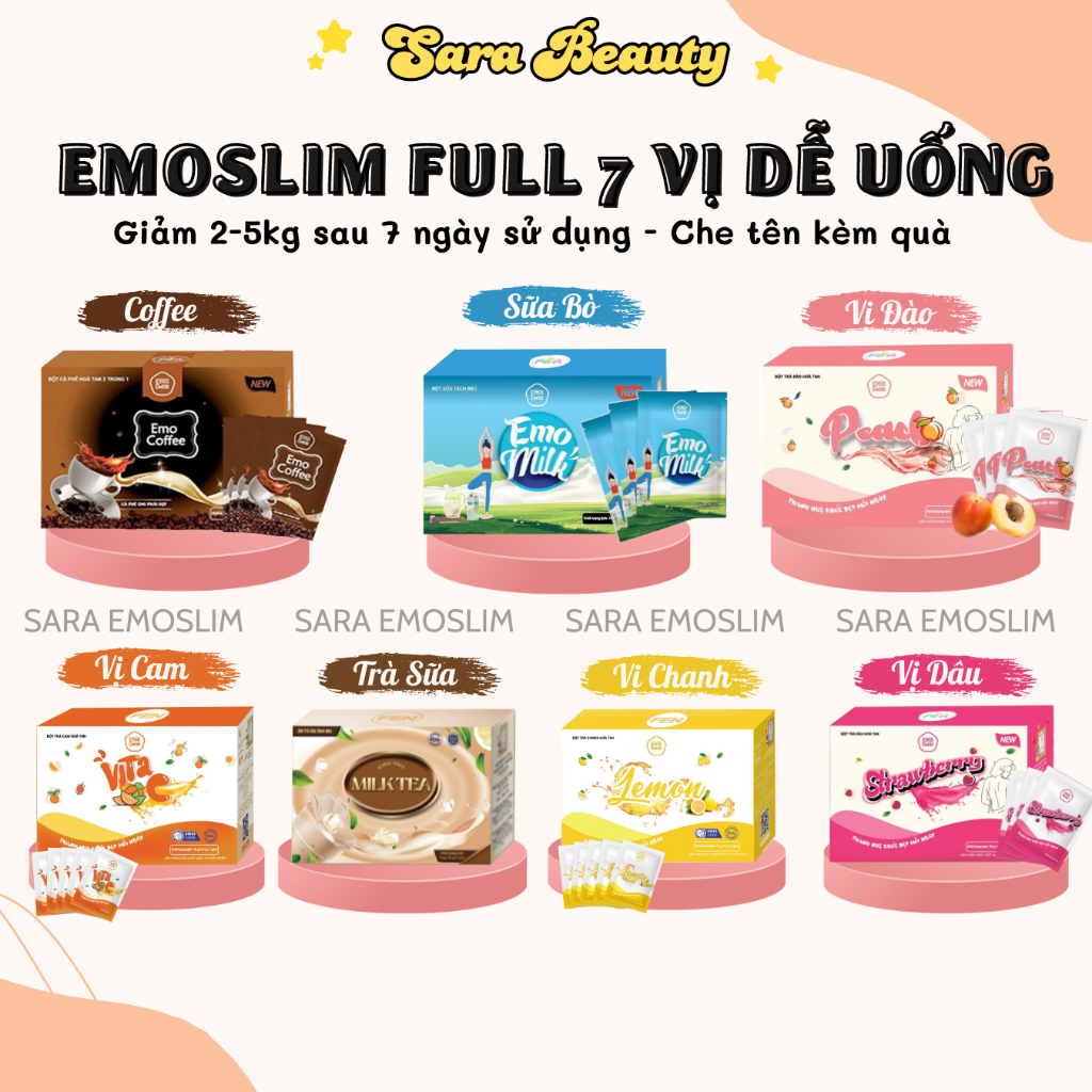 [CAM KẾT CHÍNH HÃNG] NƯỚC ÉP GIẢM CÂN ĐỦ VỊ EMOSLIM