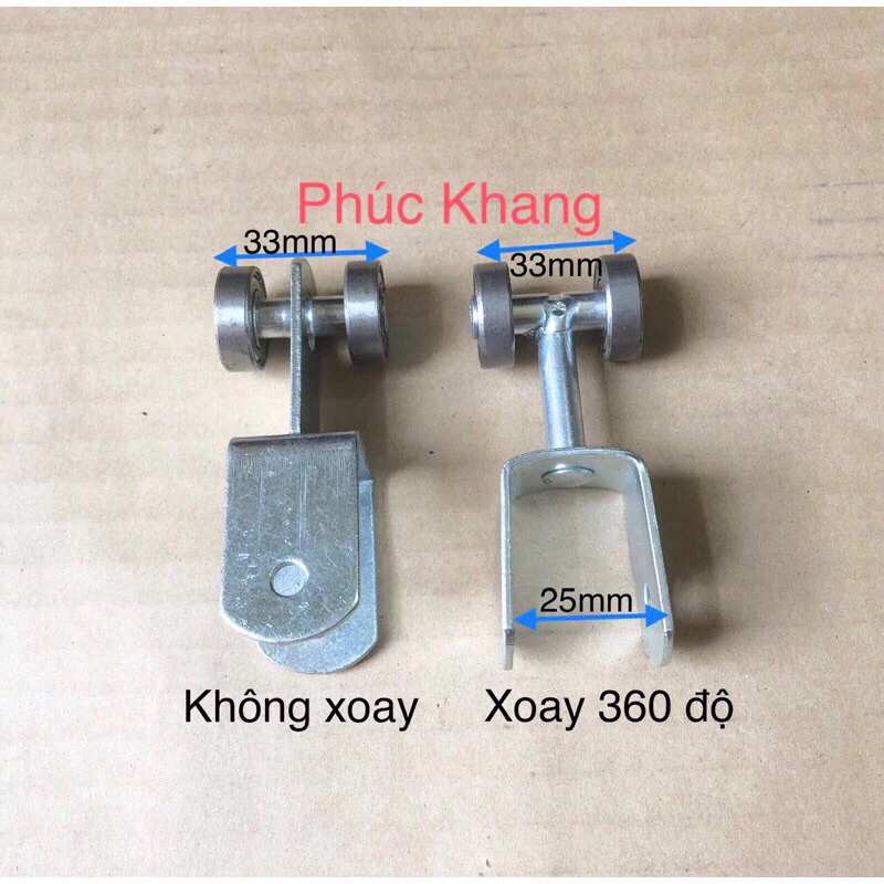 Combo 10 bánh xe mái bạt xếp - U 2 phân - máng 4 phân