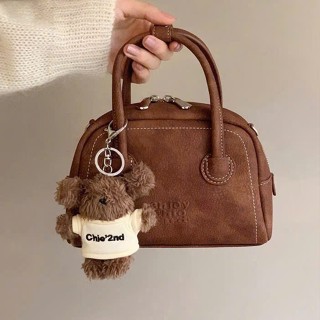 Túi nữ Túi Chio Gấu nâu quai xách size 21 chất da siêu đẹp tặng kèm Gấu áo hàng Quảng Châu - Lucky Shop