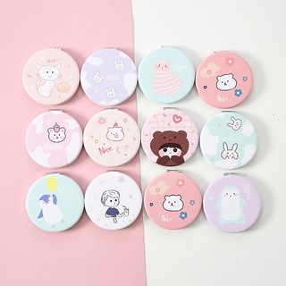  Gương mini  giá sỉ  2 mặt cầm tay phong cách Hàn Quốc dễ thương 