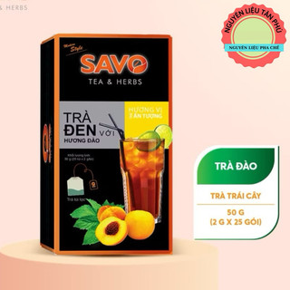 Trà savo túi lọc hương đào