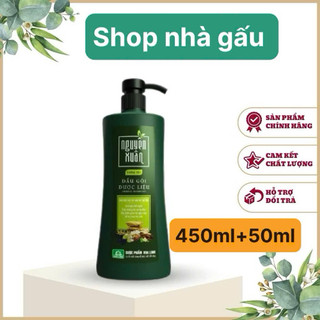  dầu gội Dược liệu Nguyên xuân xanh  dưỡng tóc  Chai 450ml -Khuyến mại thêm 10% thể tích giá không đổi 