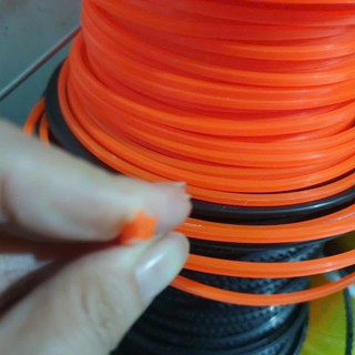( 3.5 LY- CƯỚC VUÔNG ) Cước phát cỏ/ dây cước máy cắt cỏ. MÀU CAM