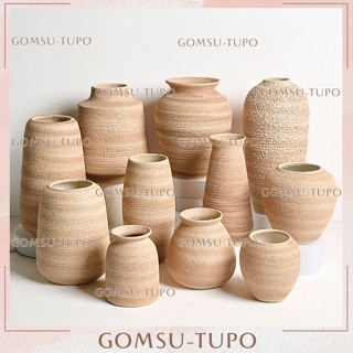 Bình Hoa màu SAN HÔ NÂU nhiều mẫu, lọ hoa phong cách retro cổ điển gốm sứ tupo Bát Tràng