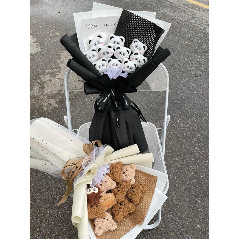 BÓ HOA BROWN BEAR ĐTẶNG THIỆP 1402