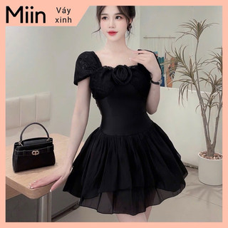 Váy tapta tay tơ hến cánh hoa đá