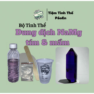   DD NaMg TÍM  Bộ dung dịch làm tinh thể NaMg đơn tinh màu tím   có giấy hướng dẫn   