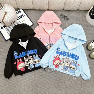  Áo khoác trẻ em LABUBU áo gió Quảng Châu mẫu mới 2023 mềm nhẹ cho bé 1- 8 tuổi - Trend Fashion 