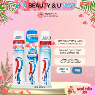 [CÓ LẠI HÀNG] USA KEM ĐÁNH RĂNG AQUAFRESH TOOTHPASTE MỸ DẠNG ỐNG 100ml