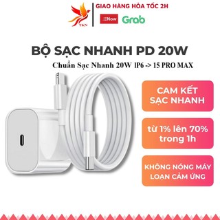 Sạc nhanh PD 20W Không Nóng Máy ,An Toàn Ổn Định bảo hành 12 tháng TKN