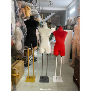 (HOẢ TỐC) manocanh nhung chân sắt vàng (size s)