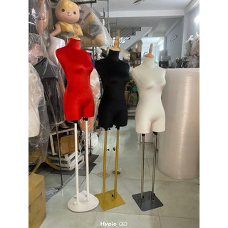 (HOẢ TỐC) manocanh nhung chân sắt vàng (size s)