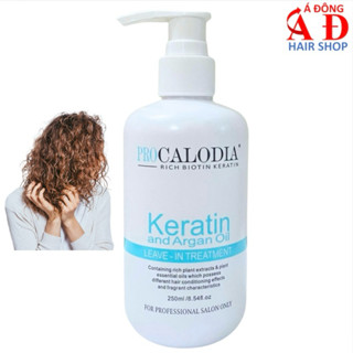 Kem xả khô Pro Calodia Keratin Mask siêu dưỡng giữ nếp tóc xoăn 250ml (New 2023)