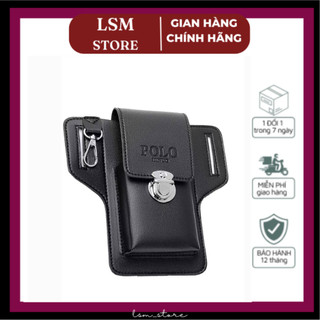 Túi Đựng Điện Thoại ⚡ RẺ NHẤT ⚡ Túi Kẹp Thắt Lưng, Hông, Chất Liệu Da PU