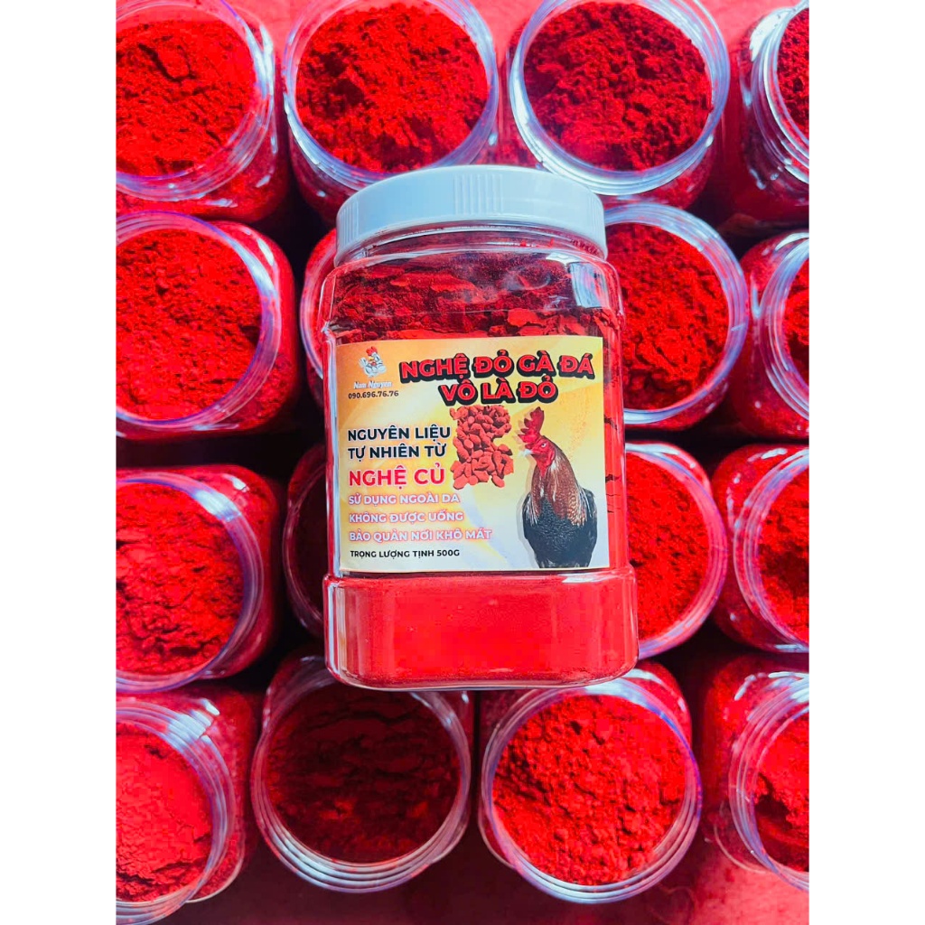 Nghệ Đỏ cho gà chọi hủ 500g